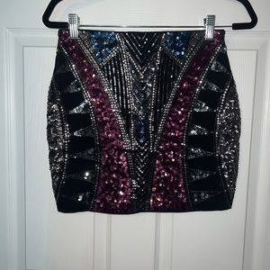 EXPRESS Sequin Skirt
